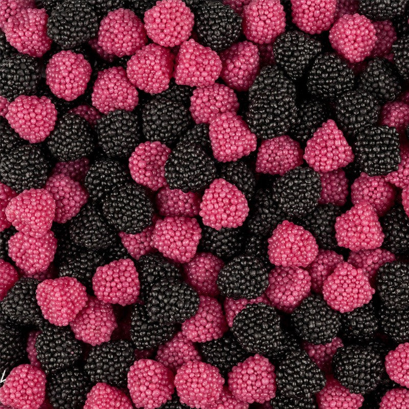 Mûres rouges et noires